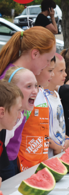 Children in a Watermelon-Eating Contest